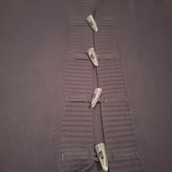 Lane Bryant Black Hooded Kit Button Sweater size 18/20 - Picture 10 of 10